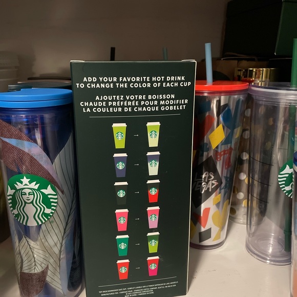 NWT Starbucks Colorful Metallic Cup - Picture 8 of 8
